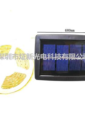 专E业生产太LED太阳能LD能47454灯条太阳节能光感灯带阳能套装软