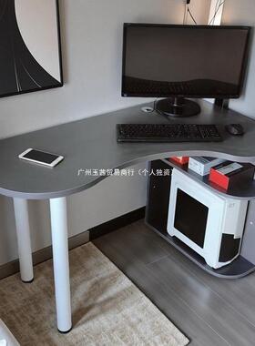 型简23314约现代转台角电脑桌小户床头书桌工作习桌卧室阳台办公