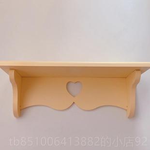 正品 女木制玄关卧衣帽架收 in挂s风少心小清新花边墙壁室墙置物架