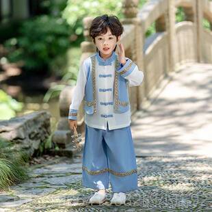 高档出广西壮表族民族服三月三儿饰1童汉服演服小学生异域风合唱