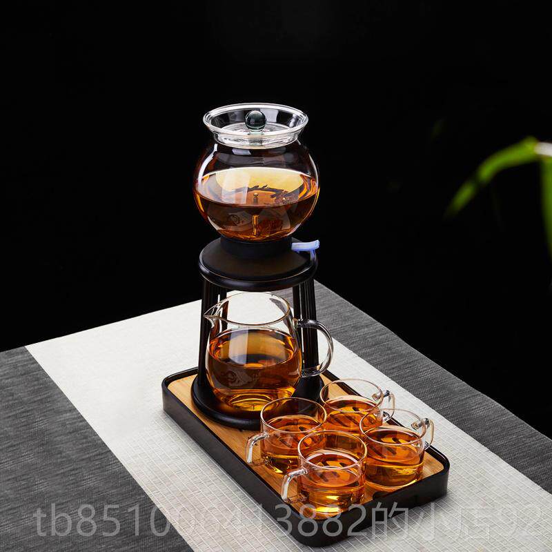 高档玻璃自动厅功夫客茶具式2025新款家滤用一键过茶杯懒茶机