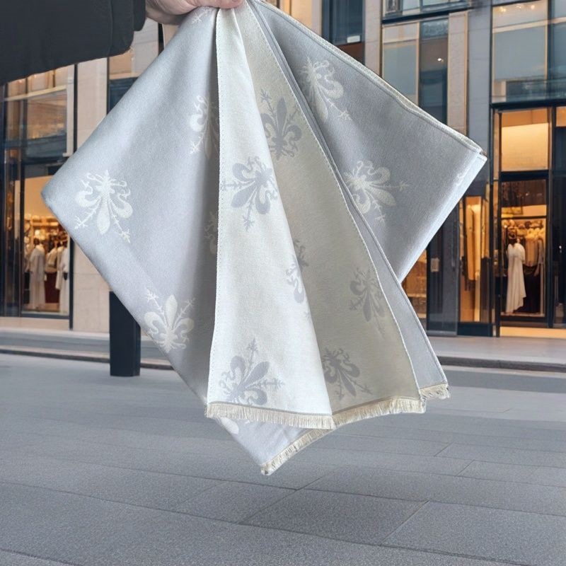 冬款双面保暖围巾女披肩