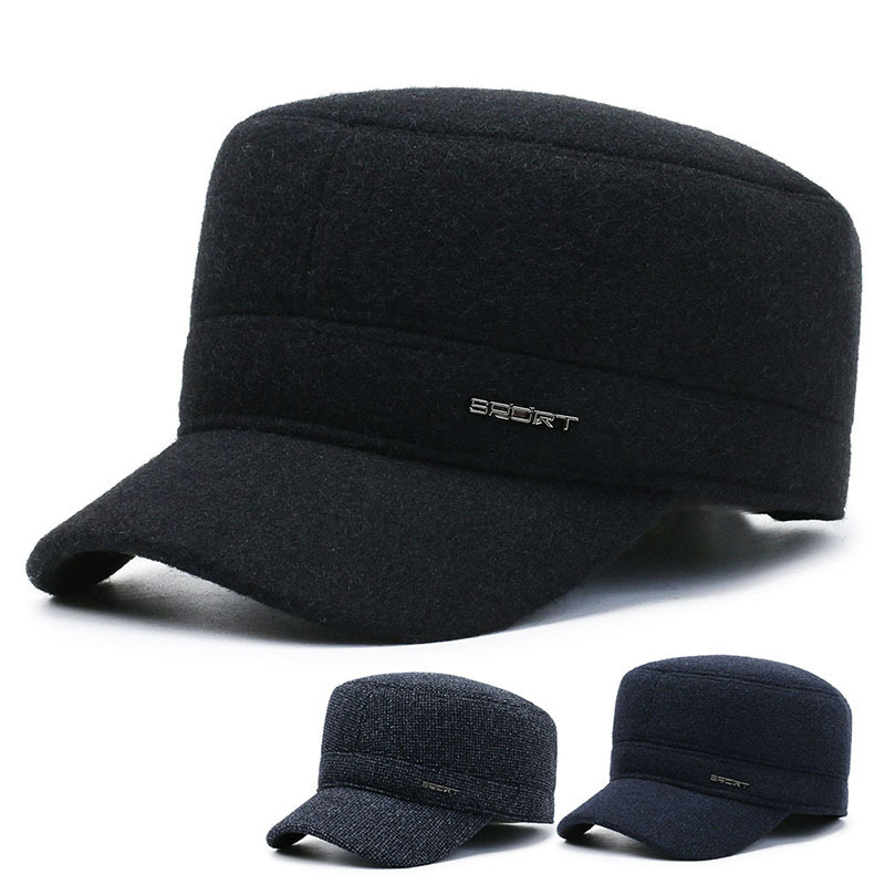 男士秋冬加厚保暖护耳棉帽