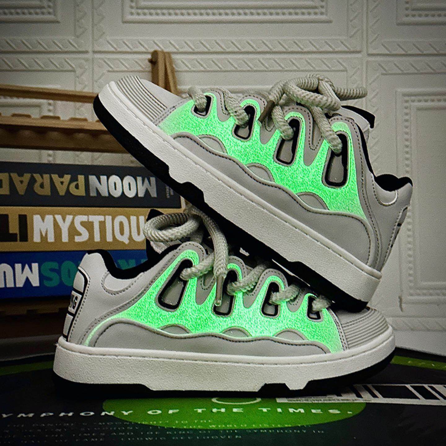 德训潮牌夜光休闲运动鞋