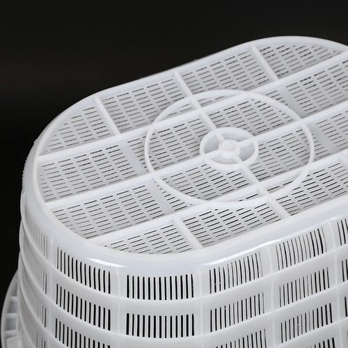 加厚椭圆形塑料筐虾篓水产腰箩西瓜箩大号蔬菜水果篮收纳框