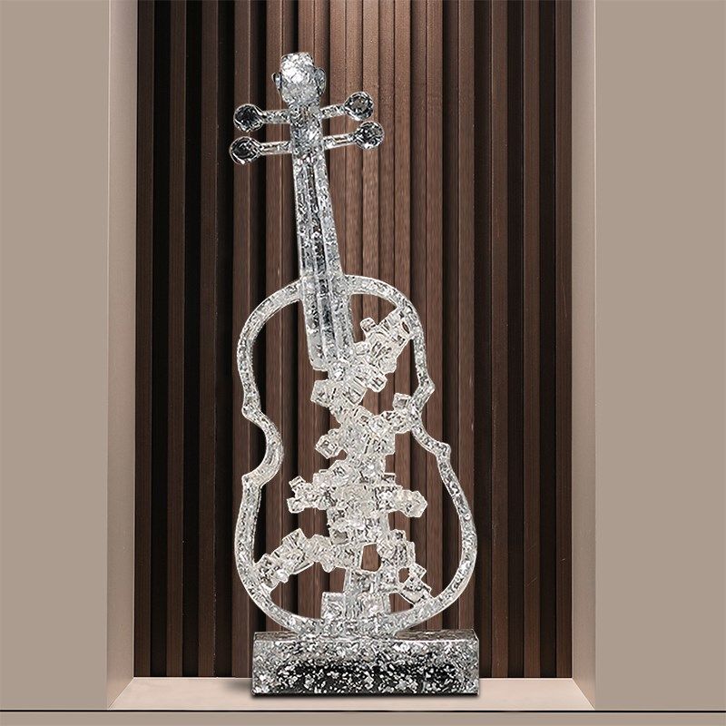 艺术小提琴摆件高级感客厅落地轻奢高档玄关电视柜酒柜样板房软装,家居饰品,落地摆件,淘宝优惠券,粉丝福利购,淘宝优惠卷