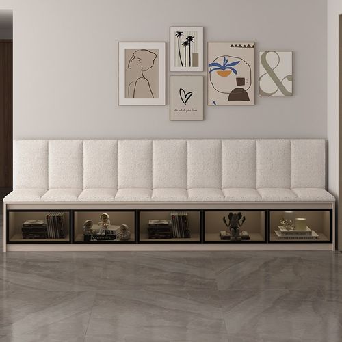 实木卡座沙发组合阳台储物柜长条沙发凳钢化玻璃门可定制转角卡座