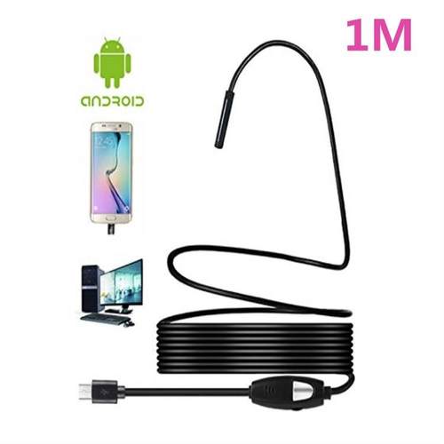 5.5mm硬线可定型安卓手机内窥镜防水高清管道汽车空调检查摄像头