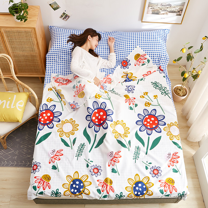 旅行隔脏睡袋 便携式室内双人单人宾馆旅游酒店出差防脏被套床单