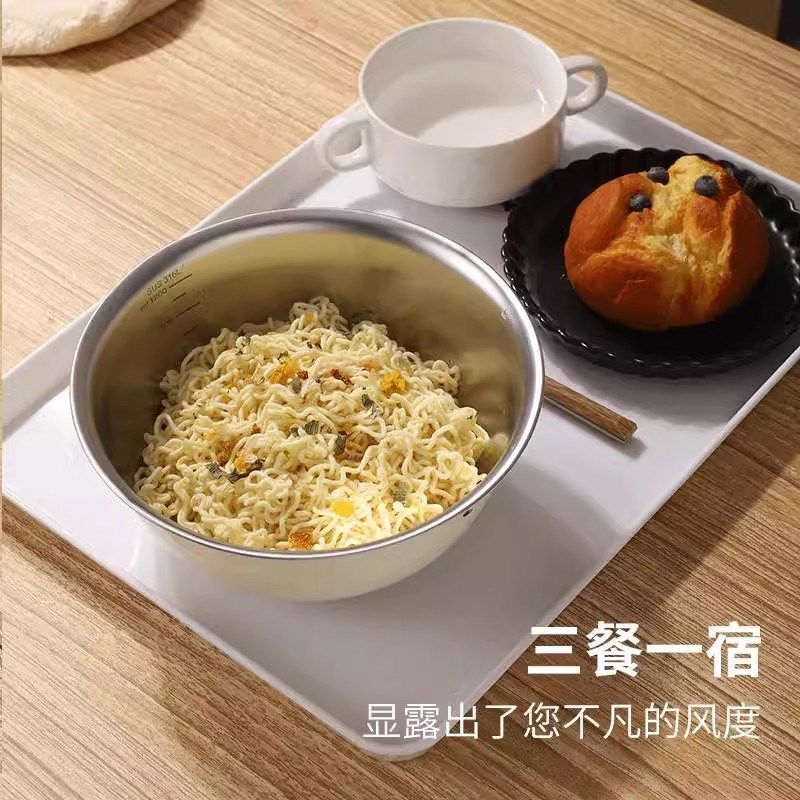 优品猫2024款奶白316L不锈钢套盆家用加深和面盆泡面饭碗厨房汤碗,餐饮具,盆,淘宝优惠券,粉丝福利购,淘宝优惠卷