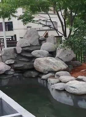 峰景园林吨位造泰岸山石230614庭院假山流水驳景石