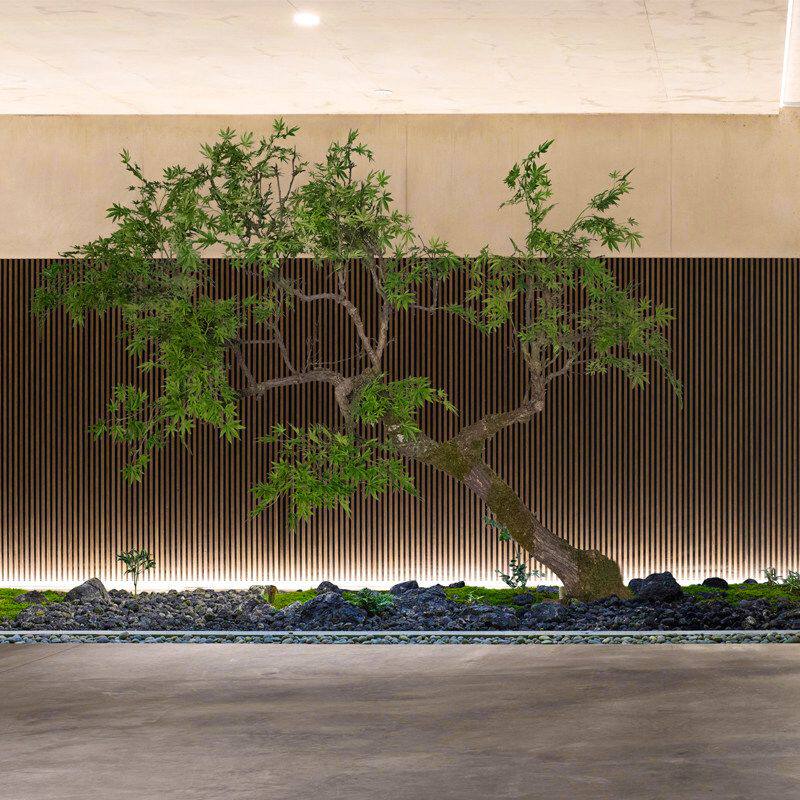 仿真大型绿植室内餐饮装饰北欧仿生假树摆件软装设计造型植物摆设