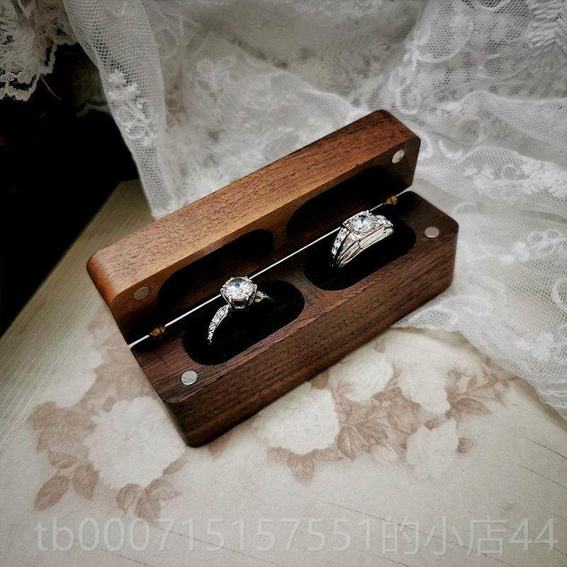 正品婚礼戒对复古双戒指盒木质求耳钉收纳木盒盒子婚戒指礼盒小首,饰品/流行首饰/时尚饰品新,首饰盒,淘宝优惠券,粉丝福利购,淘宝优惠卷