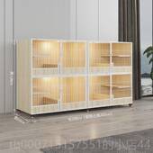 正品 实猫别墅木产猫房组子猫柜猫笼子豪华两层三层合猫咪窝家用繁