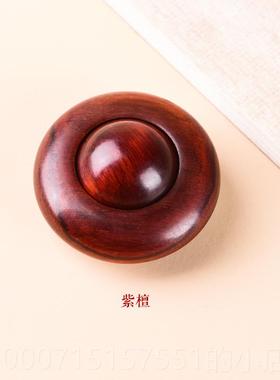 正品小叶紫檀时来把件运转解手压体黑檀男女随木身手球把玩文一玩