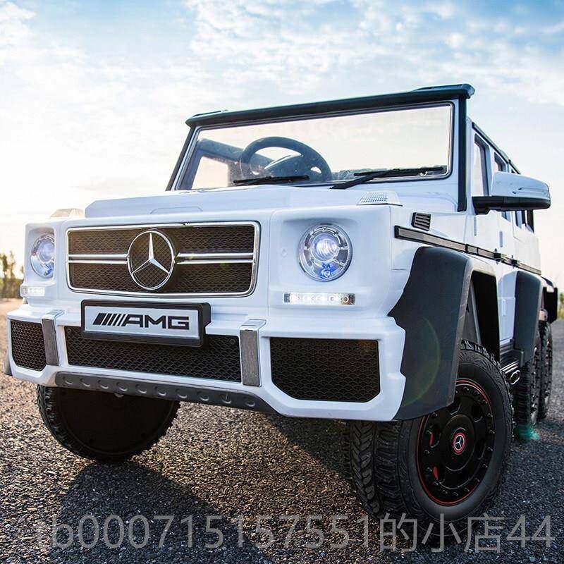 正品正版奔驰63 六驱遥控双人座儿电动童带车宝宝大g越野可坐g大