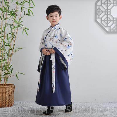 正品万圣新款古演装汉节服书生书童国学子服三字经弟规套装小阿毛