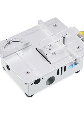 新款精桌面微型台迷你锯铝合金小电锯精密DI小Y型木369工切割悟机