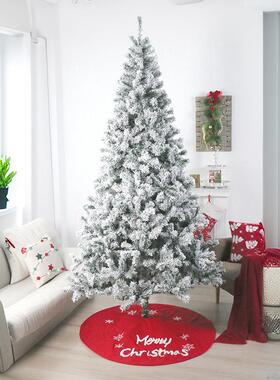 诞现节装圣饰品ins欧式加密植绒圣诞树SYCT120家居场摆商件工厂货