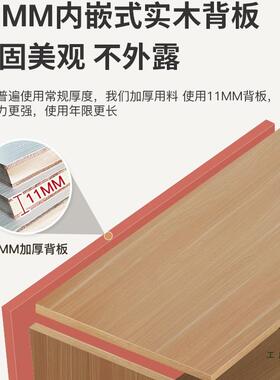 实木衣柜家MAM用卧室202现5实新款推拉定门制衣柜简约代纯木大衣