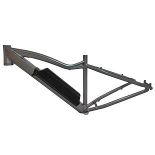 雪地电动自架行电车车架动自大行车车容量电池盒1锂电自行车车定