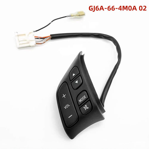 GJ6A-66-4M0A 适用于马自达6方向盘开关按钮 G22C664M0 GJ6A664M0