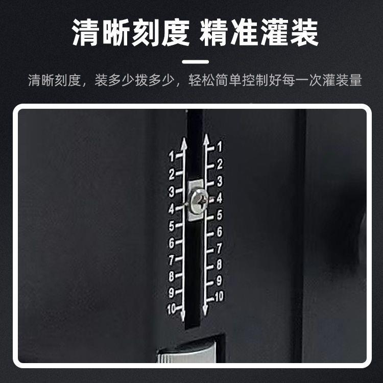 A0灌装3手动装机台液体膏体两用分机式417小型定量手压半自动灌装