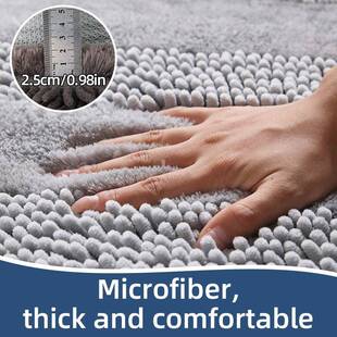 加厚雪地尼尔卧室床边厅脚垫客茶几长脚毛地毯强吸珍珠纱雪水浴室
