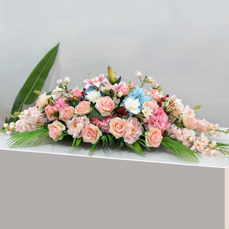 商务绢花会议室长10049955商桌桌花场摆花面签到装饰假花演讲台区