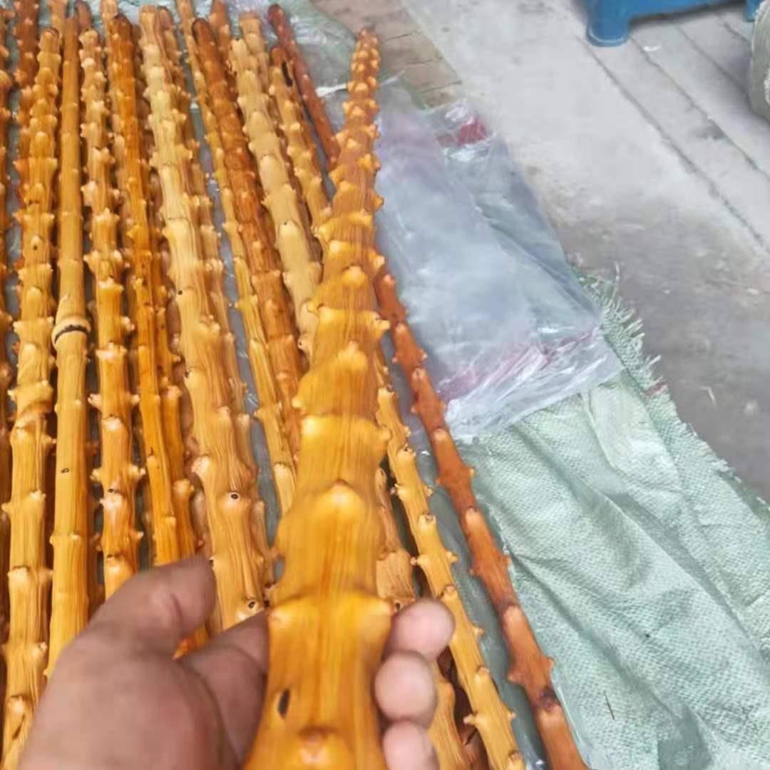 长工厂对节木武术把玩棍按摩棍度150-180M刺棍鞭C杆棍手对节木武
