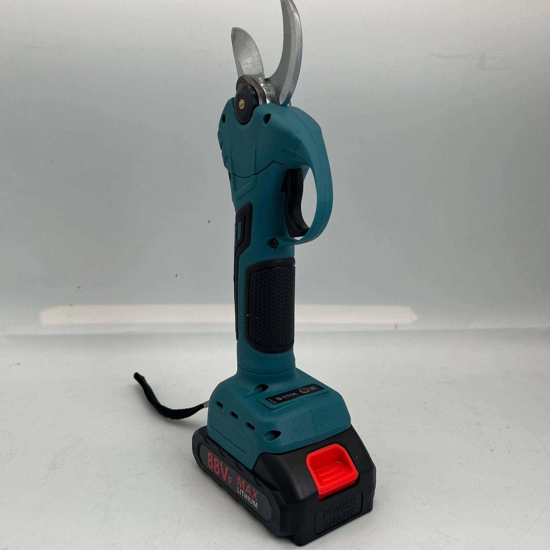 3JD-08-LS充公分电动果果树修枝剪无线锂电枝剪电园式果园艺修剪