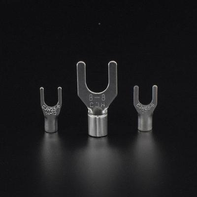 CJSNB5.5-5H端头NB5.5S-5紫铜0.9厚100端0个冷压叉接线子铜鼻形子