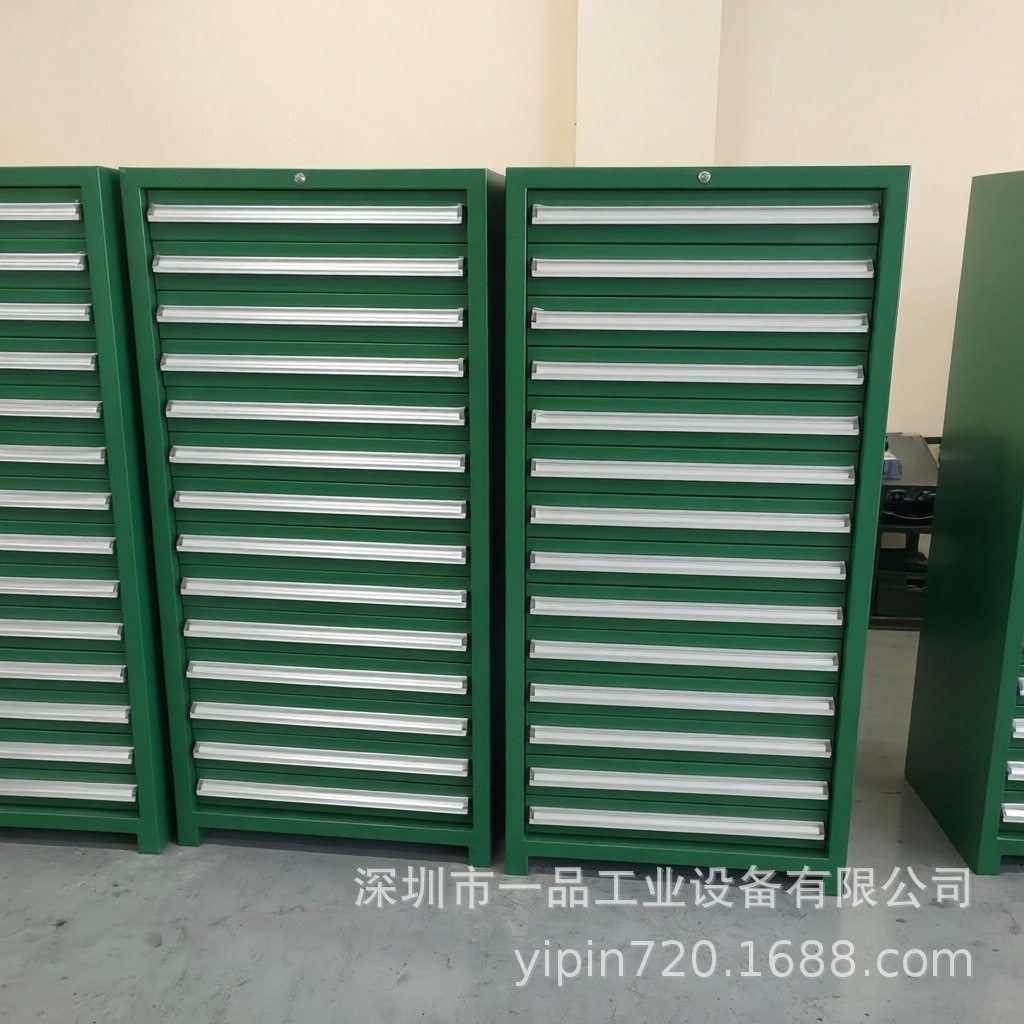 重型工业级四抽带门工具车