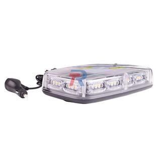 36LED短排警示灯205B 36磁铁底信座爆闪通灯吸频顶闪灯工程车顶交