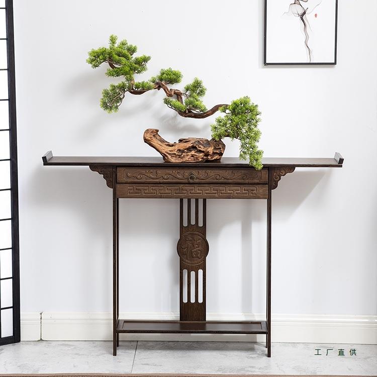 中式玄关博古架摆件架具示架茶室F5M68M88古董工艺茶品物底座展装