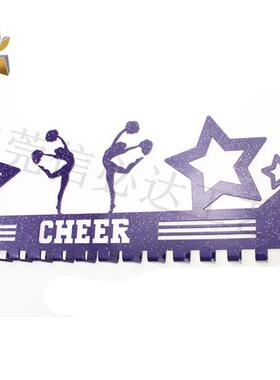 金牌属奖架铁艺喷油金粉奖挂牌挂架紫色牌0115奖展示钩