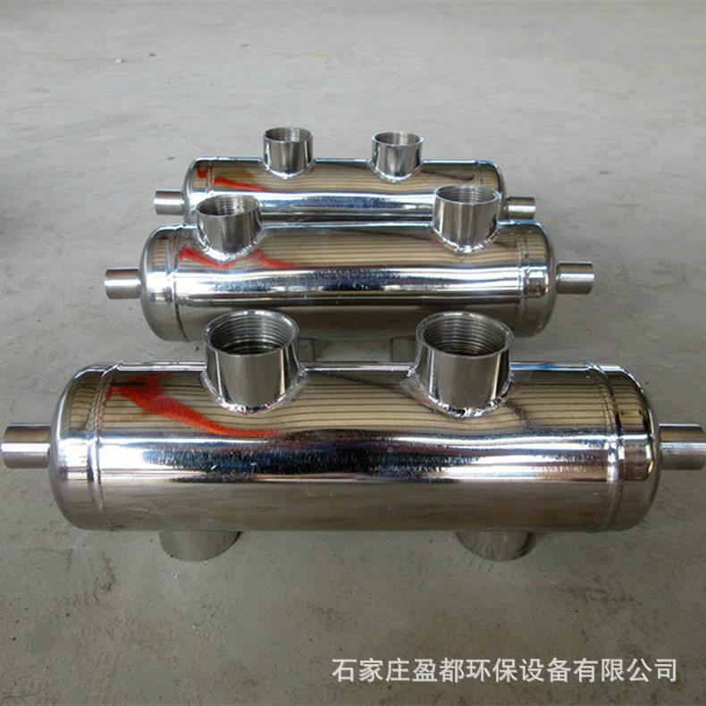 可定做壁挂循炉地暖耦去耦合罐采暖系统混水罐二罐次环混水罐耦合