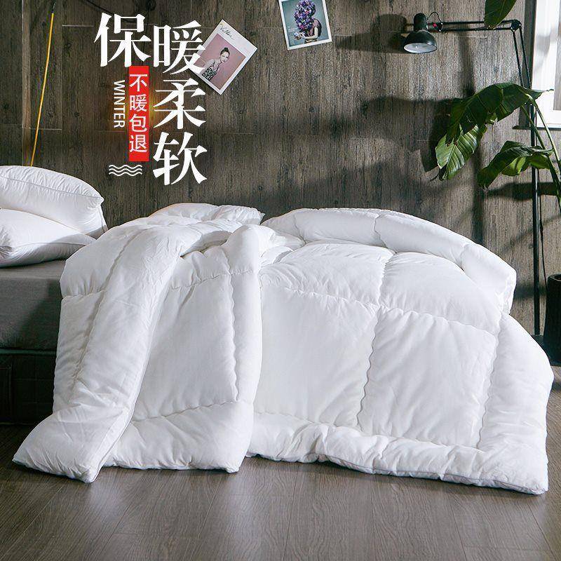 冬被加厚保羽丝绒被子1暖春秋双冬被芯宿厂家直供舍丝绵2被人8/10