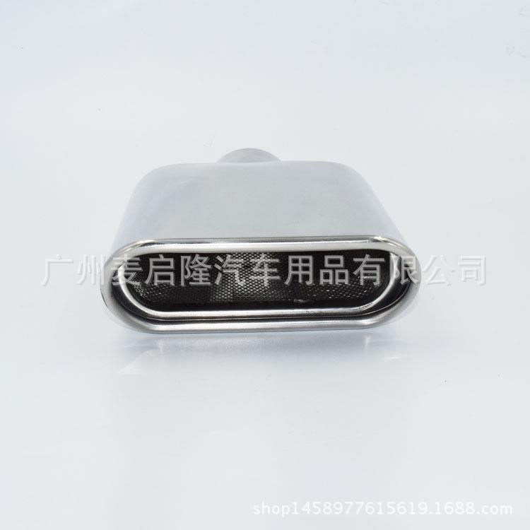 通用汽车排气管改装方口尾喉扁形尾双层不锈钢喉螺15F-01.5丝款宽