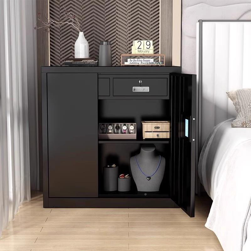 加厚电子保柜密码文件柜指纹锁办公全物钢铁皮储保密LYZX-DZB险档