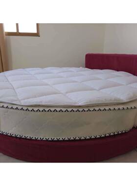圆床褥子垫18471被垫褥圆形防滑垫圆床被褥保护垫冬暖圆垫形保洁