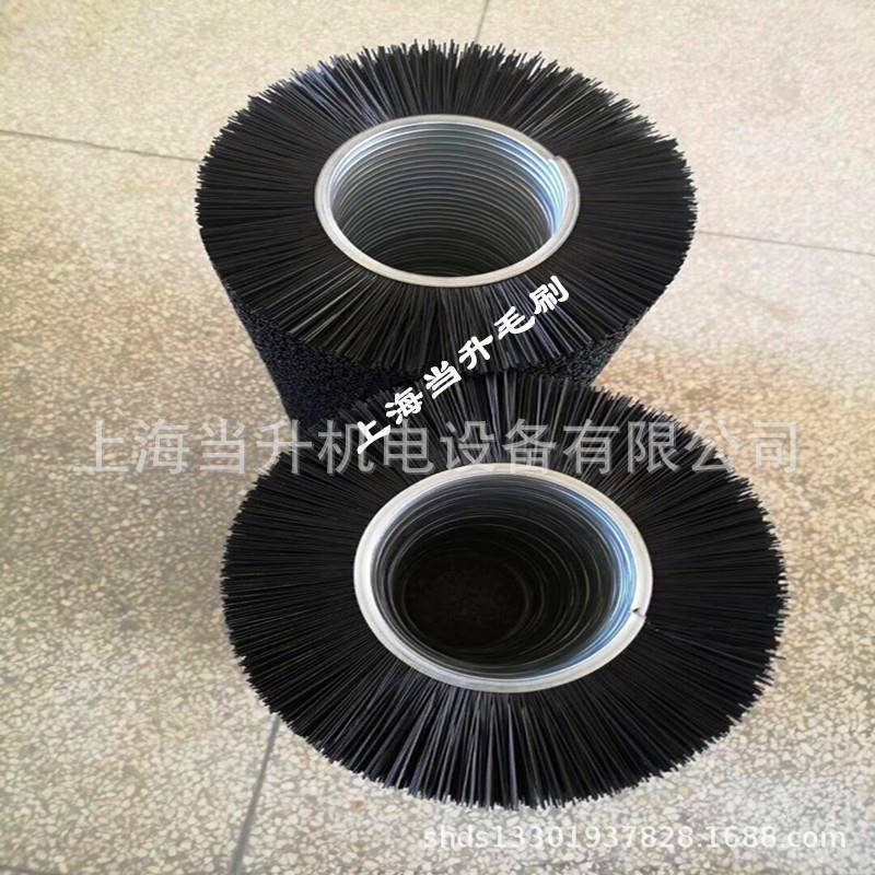 订做弹簧毛刷工业清定制非标洗刷棍尼龙毛刷轮防尘毛刷棍筒缠刷绕