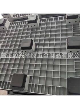 堆垛运输卡板箱可轱辘盖子栈板加箱密带封托金盘方箱OWH五汽配叉