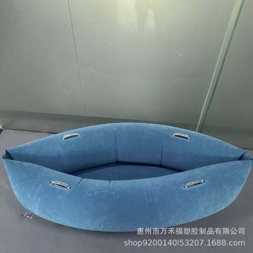 座现S726货PVC充气懒人沙贵妃椅居家休闲椅植绒人单沙发充气发摇