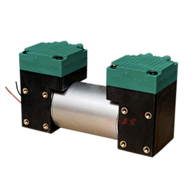 小型双隔真空65泵直流12V2膜4220V低噪音体积小V吸力大微型抽头气