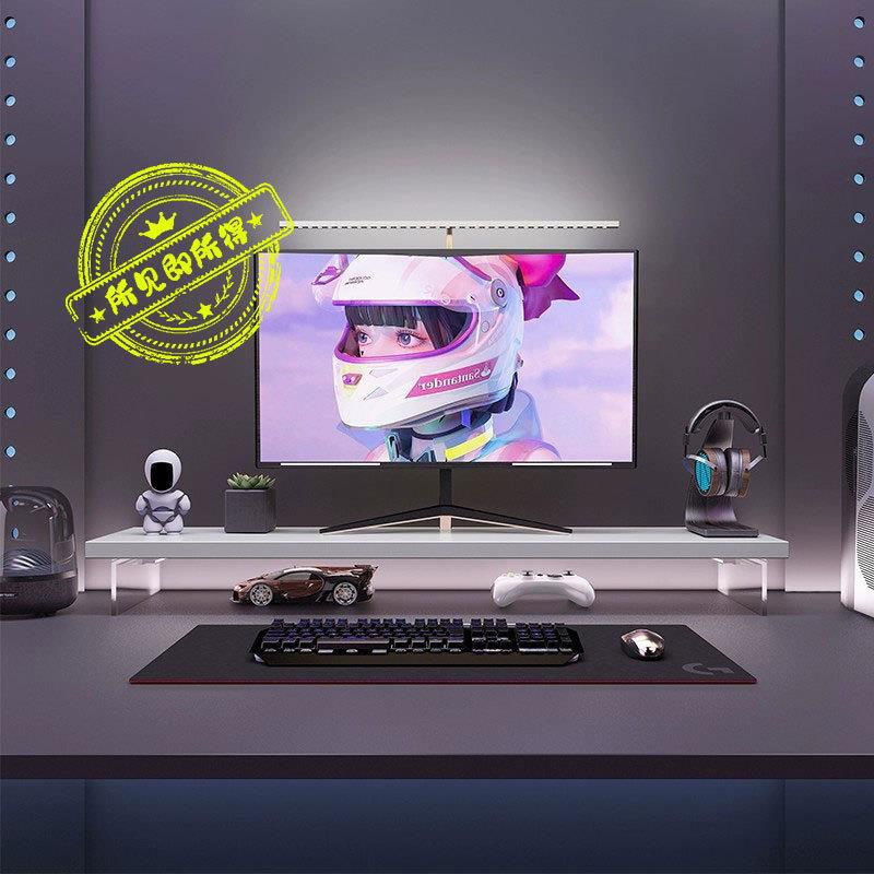 悬浮支架增高架办公桌面台式电脑屏幕垫高显示器抬高架收纳置物架