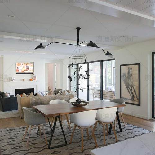 loft张牙舞爪吸顶灯 北欧风格现代简约鸭嘴卧室创意个性客厅吊灯