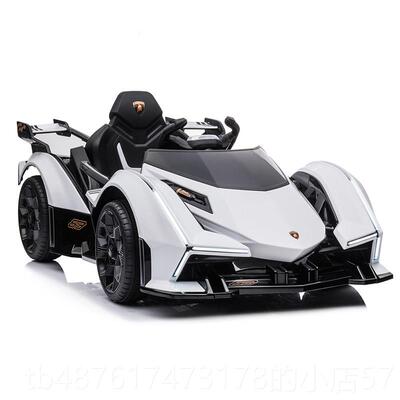 正品儿童动车遥控小孩电婴四轮小汽儿车宝宝玩具跑车博兰基尼V12