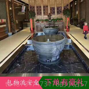 正品老纯北京莲花鱼盆工澄江泥瓦鱼缸加瓦缸瓦盆手金鱼盆湿器特价