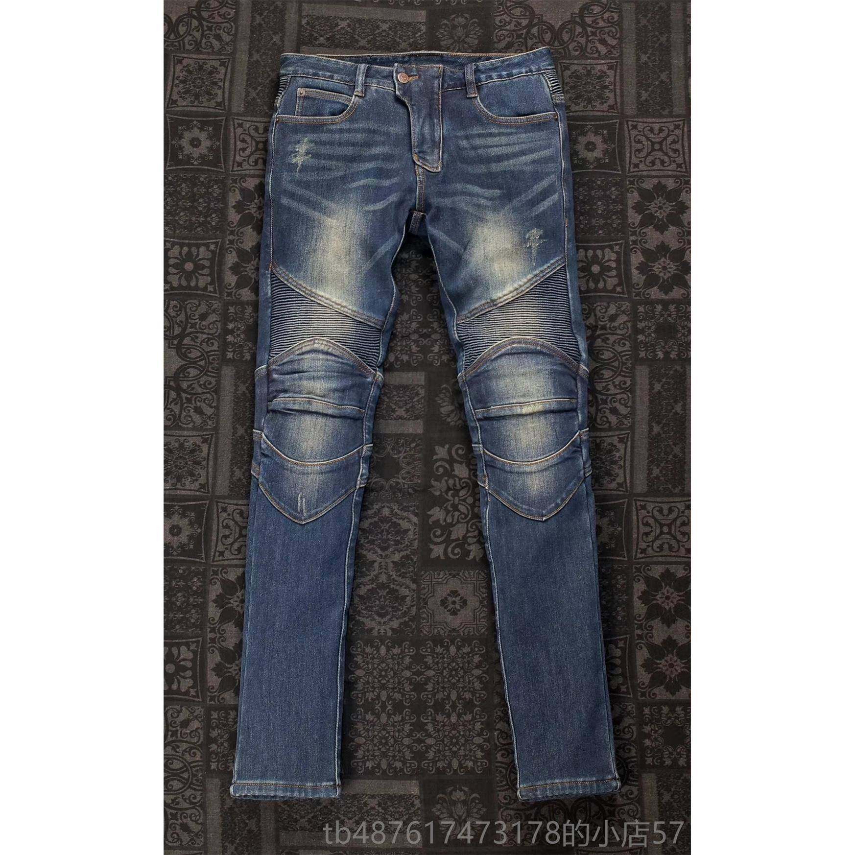 正品uglyBROS机牛仔车摔裤骑行裤服防高哈雷裤四季带护具弹修身男